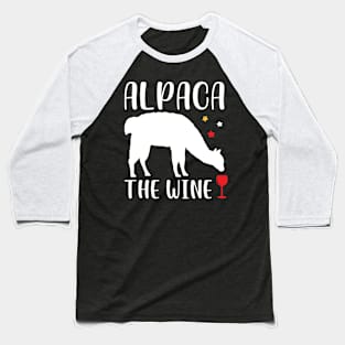 Alpaca the wine Baseball T-Shirt